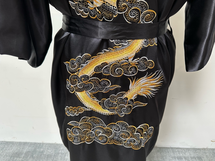 Zhong Sang Embroidered Dragon Robe, Mens Size XL [CR] [Photo 12]