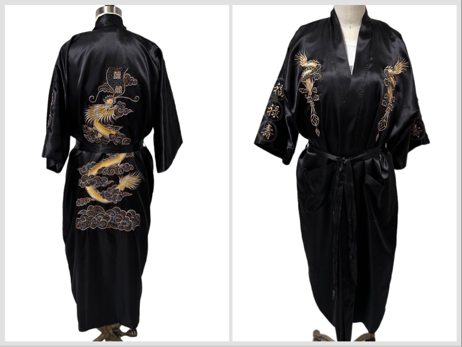 Zhong Sang Embroidered Dragon Robe, Mens Size XL [CR] [Photo 1]