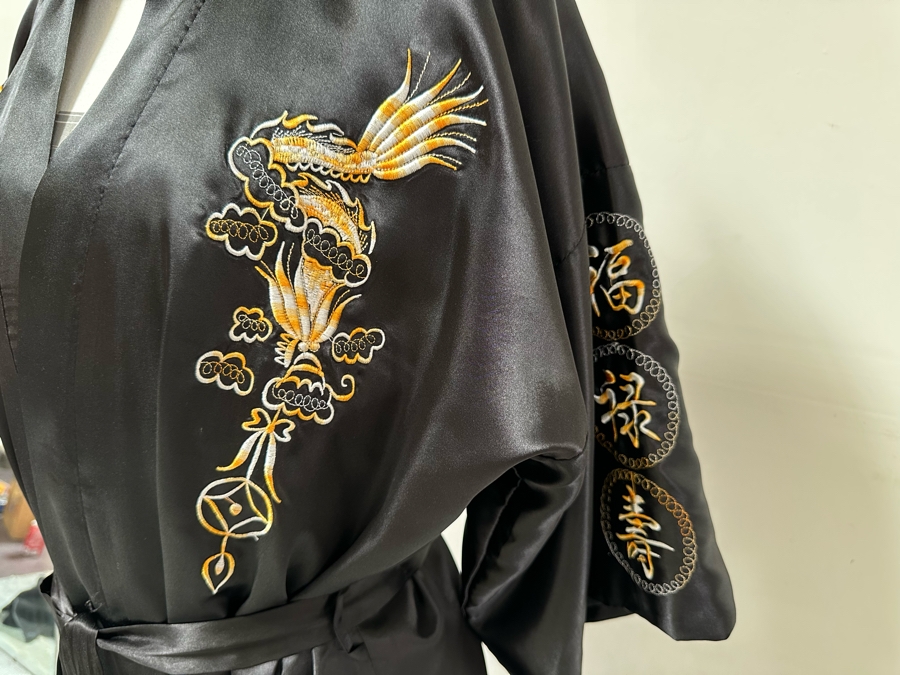 Zhong Sang Embroidered Dragon Robe, Mens Size XL [CR] [Photo 8]