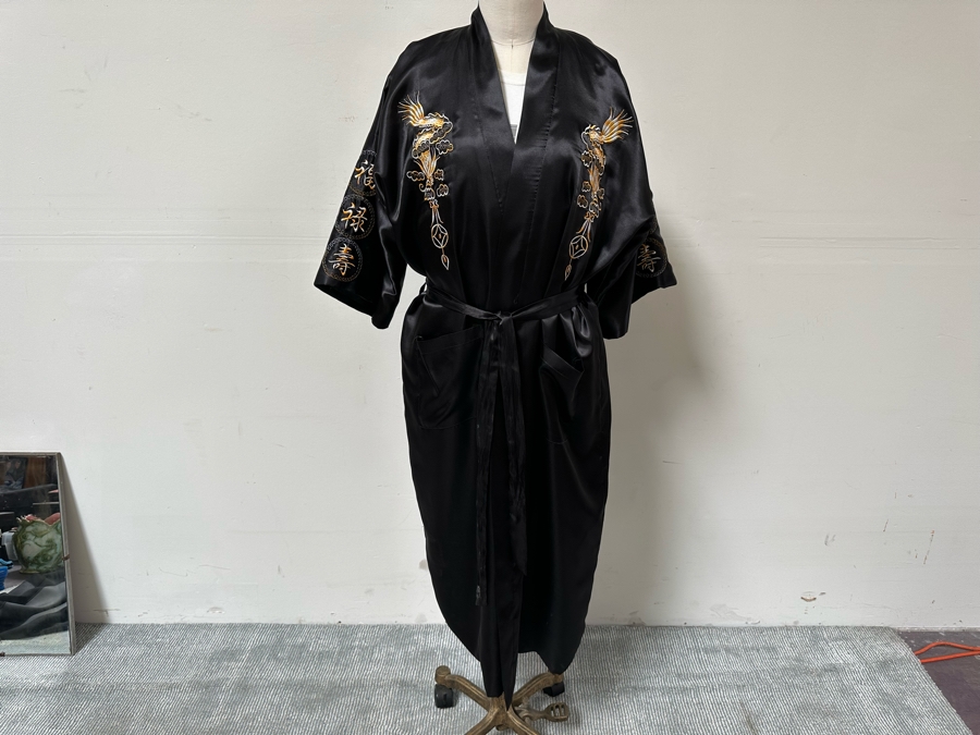 Zhong Sang Embroidered Dragon Robe, Mens Size XL [CR] [Photo 4]