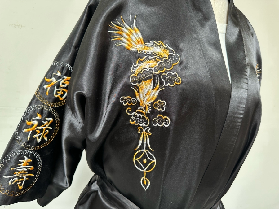 Zhong Sang Embroidered Dragon Robe, Mens Size XL [CR] [Photo 6]