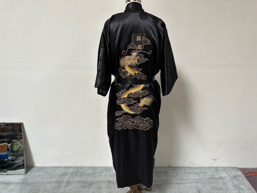 Zhong Sang Embroidered Dragon Robe, Mens Size XL [CR] [Photo 10]
