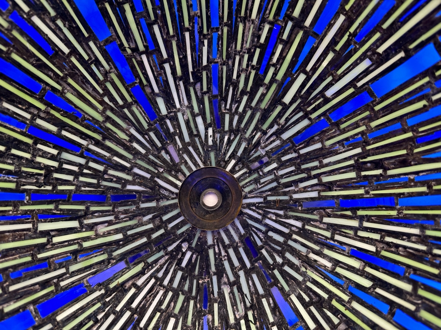 Beautiful Tiffany Style Stained Glass Lamp Shade 19W X 13H [Photo 9]