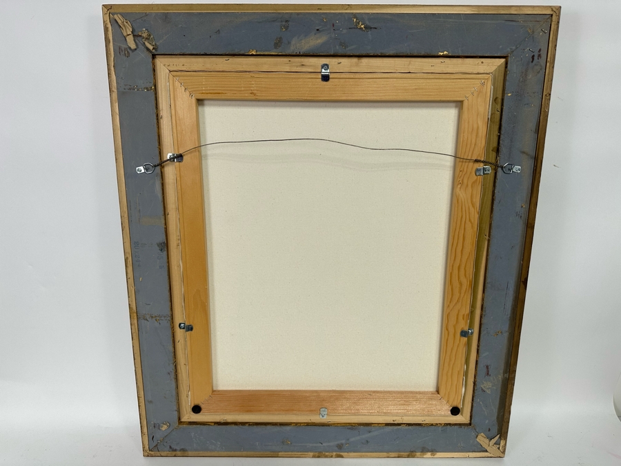 Tom Browning Hand Signed Limited Edition Christmas Santa Claus Canvas Print Titled 'Spirit Of Santa' Numbered 721 Of 750 20 X 24 Framed 27.5 X 32 [Photo 10]