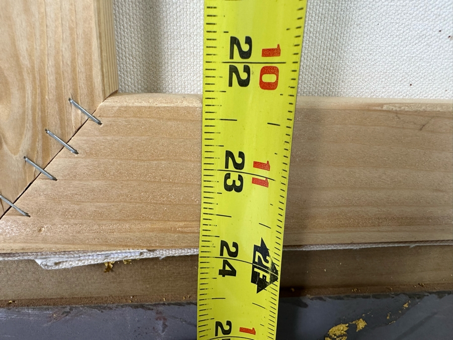 Tom Browning Hand Signed Limited Edition Christmas Santa Claus Canvas Print Titled 'Old Saint Nick' Numbered 746 Of 750 20 X 24 Framed 30 X 34 [Photo 19]