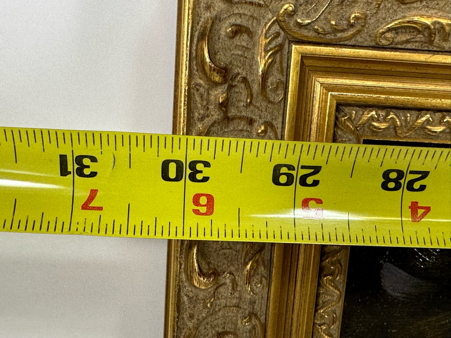 Tom Browning Hand Signed Limited Edition Christmas Santa Claus Canvas Print Titled 'Santa's Favorite Team' Numbered 208 Of 750 26 X 20 Framed 30 X 23.5 [Photo 13]