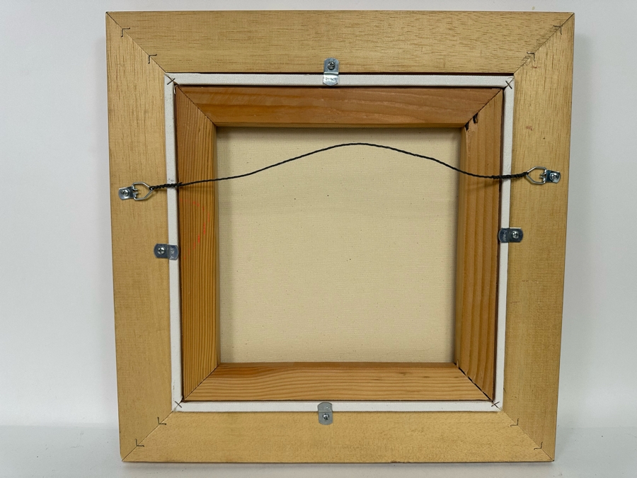 Tom Browning Christmas Santa Claus Canvas Print Titled 'A Gift To A Nation' 12 X 12 Framed 16 X 16 [Photo 9]