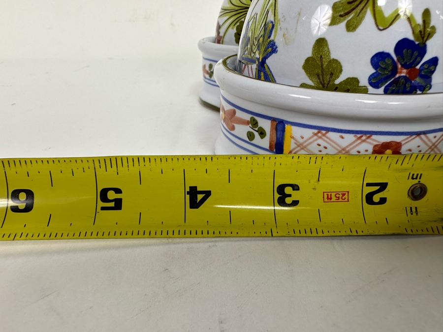 Italian Salt & Pepper Shakers With Carrier For Cottura 7W X 4D X 5H [Photo 9]