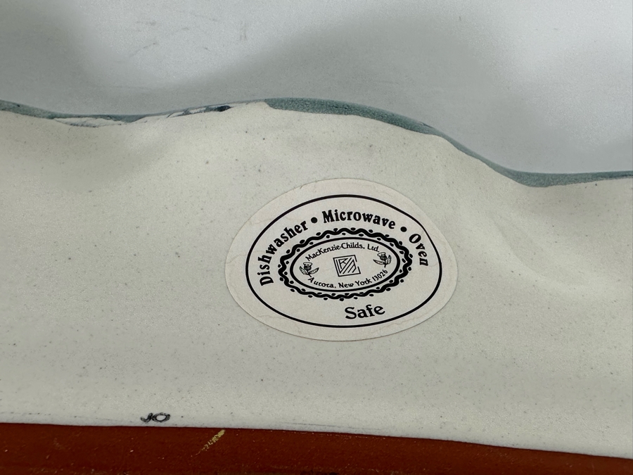 MacKenzie-Childs Hand Painted Platter 21.5W X 11D X 2H [Photo 9]