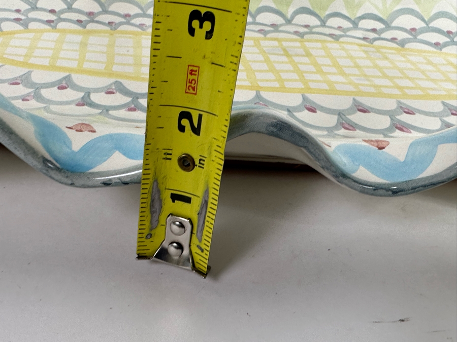 MacKenzie-Childs Hand Painted Platter 21.5W X 11D X 2H [Photo 12]