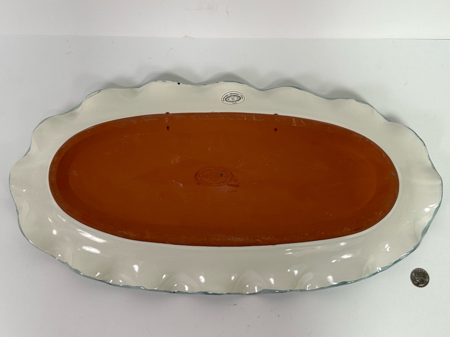 MacKenzie-Childs Hand Painted Platter 21.5W X 11D X 2H [Photo 7]