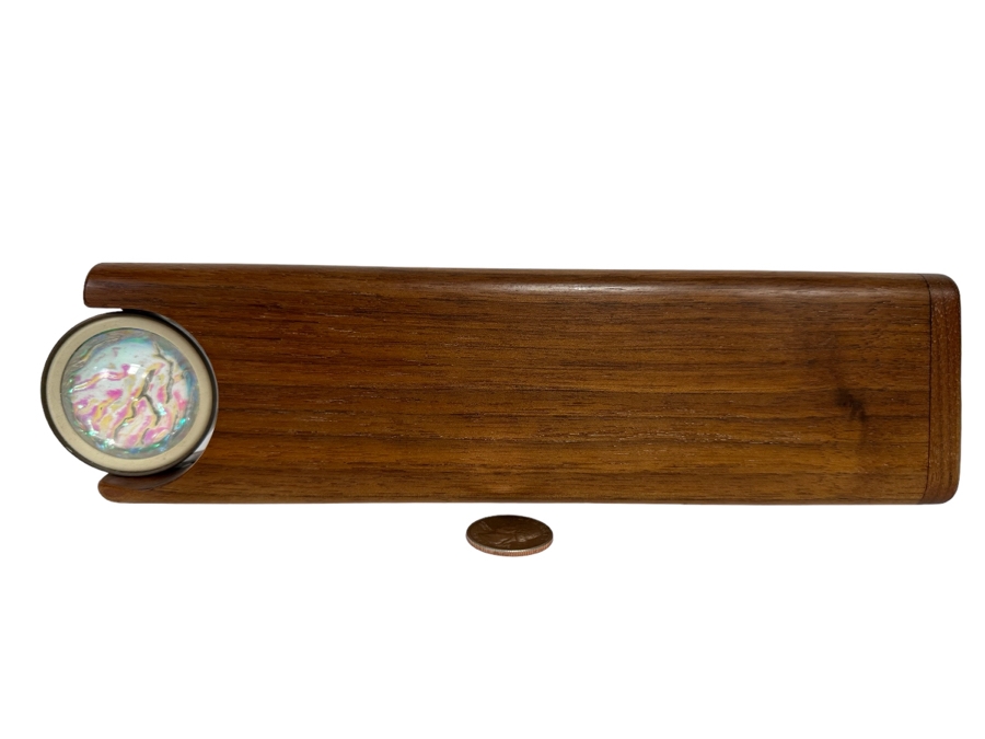 Custom Wooden Artisan Made Kaleidoscope 11W X 1.25D X 2.75H [Photo 1]