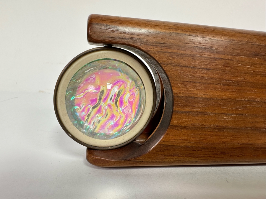 Custom Wooden Artisan Made Kaleidoscope 11W X 1.25D X 2.75H [Photo 4]