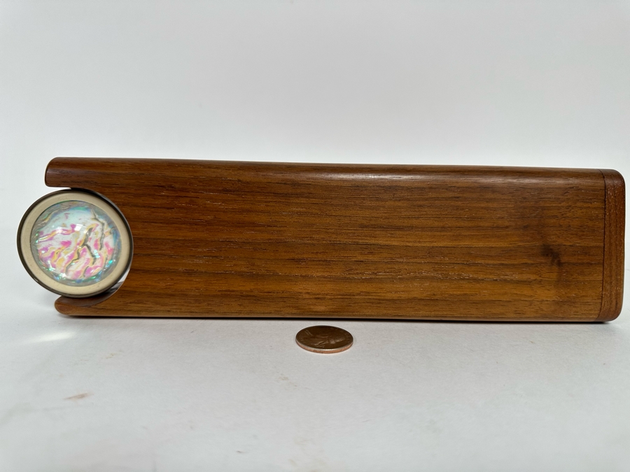 Custom Wooden Artisan Made Kaleidoscope 11W X 1.25D X 2.75H [Photo 3]