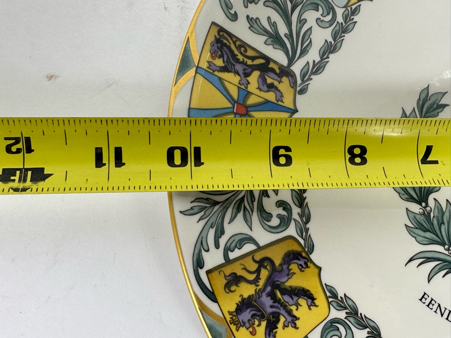 Villeroy & Boch Limited Edition Plate Eendracht Maakt Macht 1830-1980 10.25R [Photo 7]