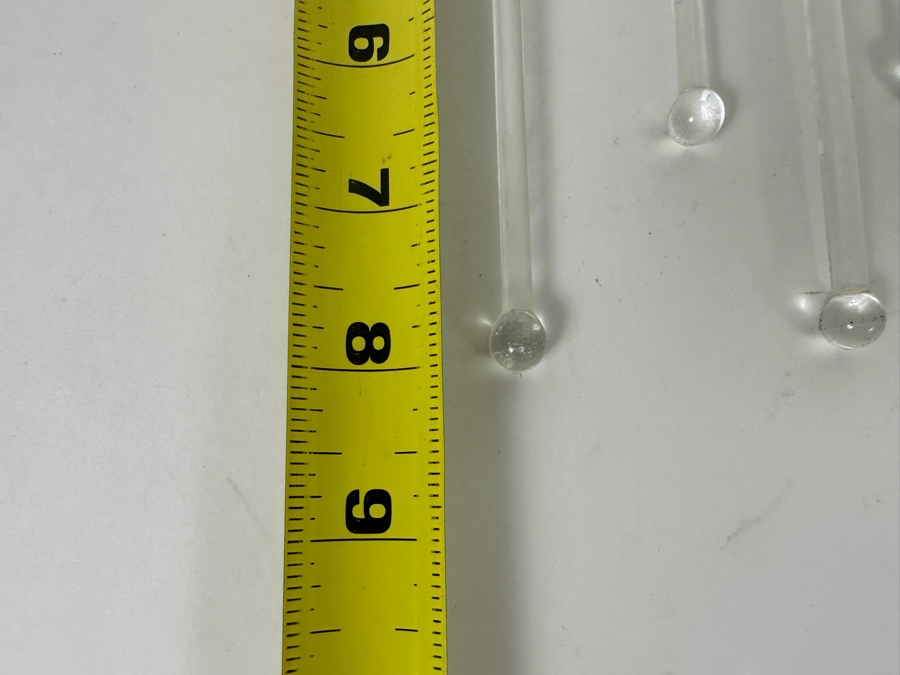 Thirteen Glass Stirring Rods With Elephant Finial 8L [Photo 5]