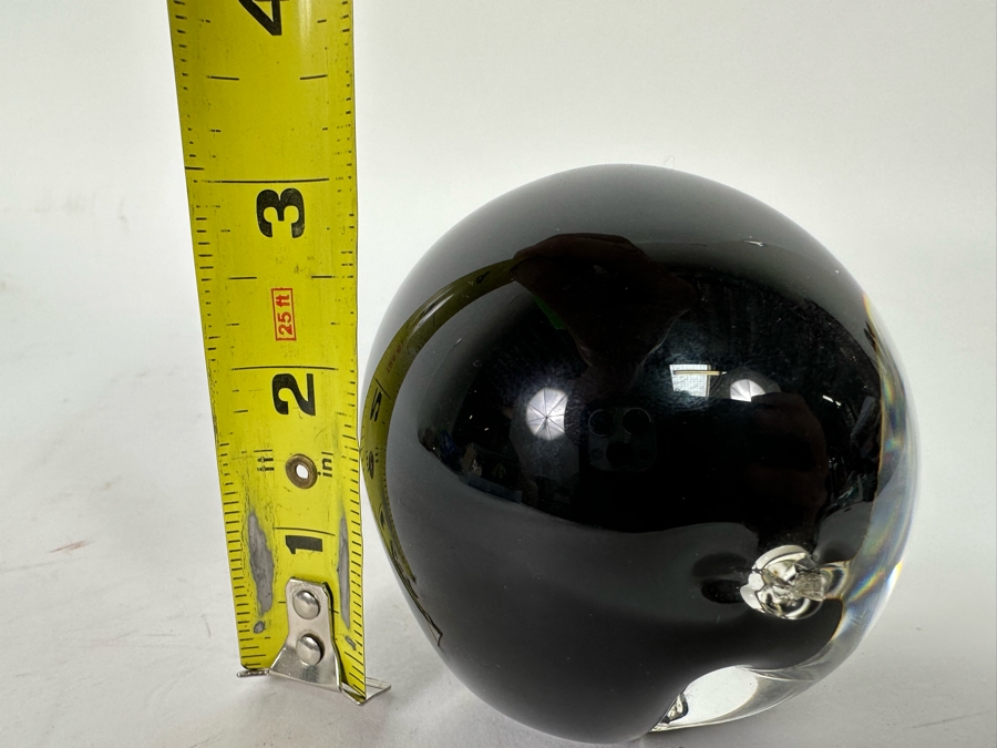 Hand Blown Glass Bear Figurine By Glassroots Boulder, CO 5W X 3D X 3H [Photo 9]