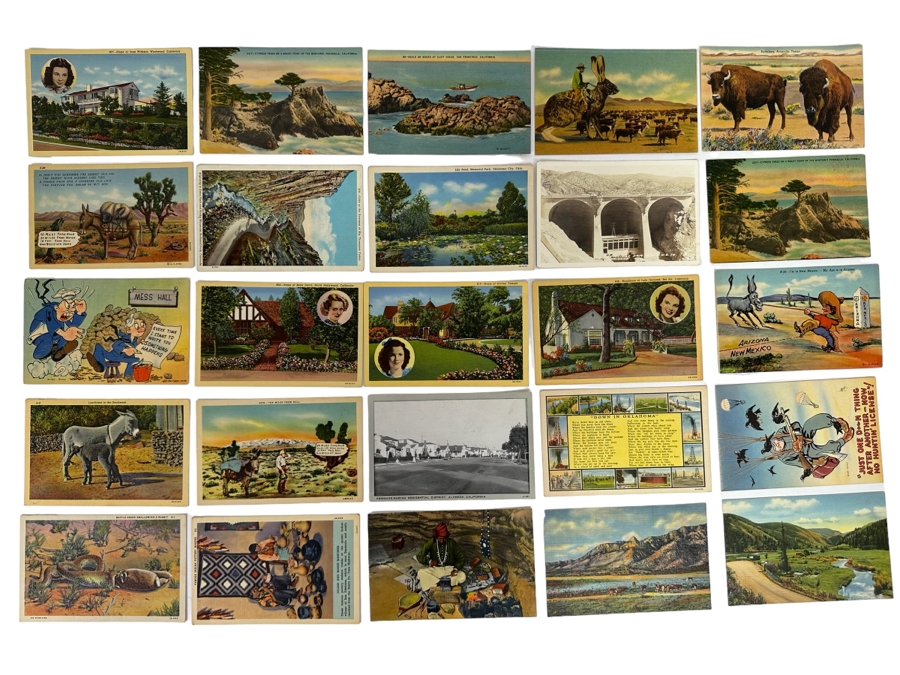 25 Vintage Postcards [Photo 1]