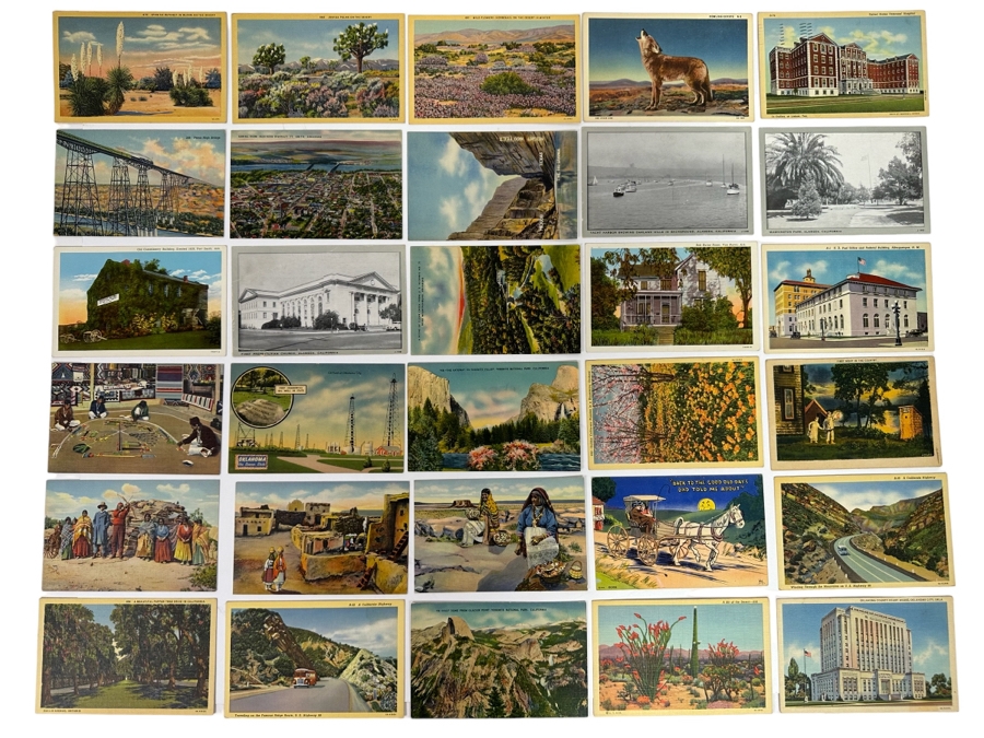 30 Vintage Postcards [Photo 1]