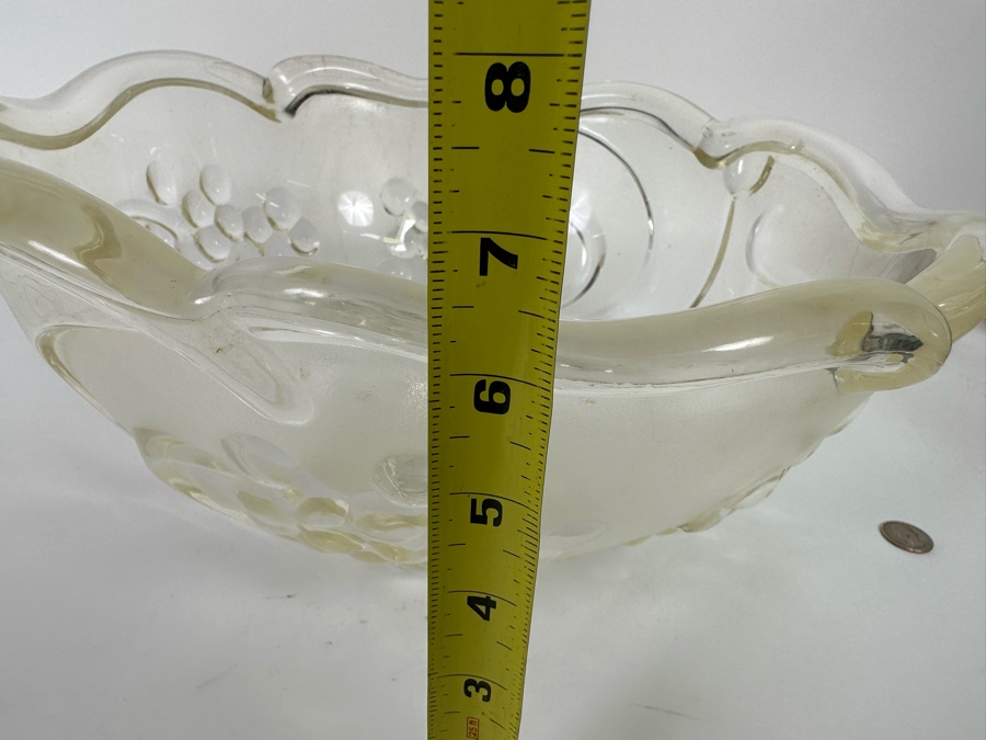 Acrylic Grape Motif Bowl 16W X 6H [Photo 9]