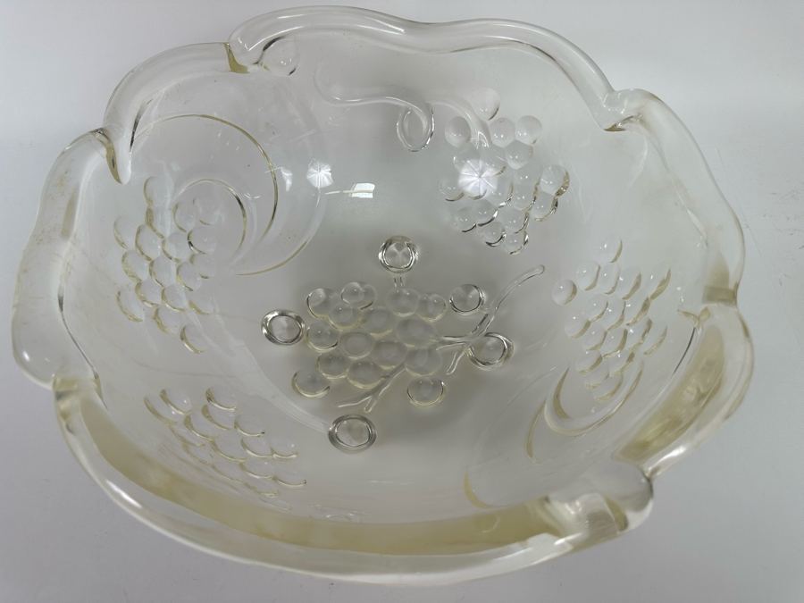 Acrylic Grape Motif Bowl 16W X 6H [Photo 2]