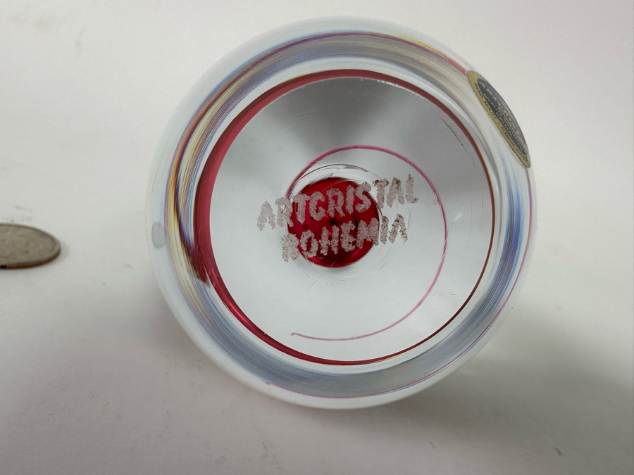 Artcristal Bohemia Crystal Sculpture Handmade In Czech Republic 6H [Photo 7]