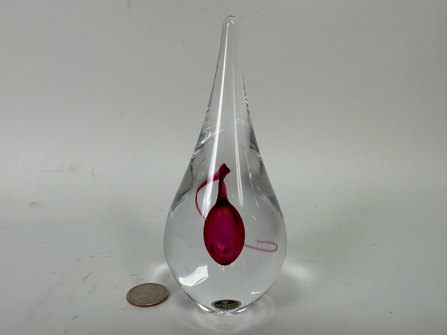 Artcristal Bohemia Crystal Sculpture Handmade In Czech Republic 6H [Photo 3]