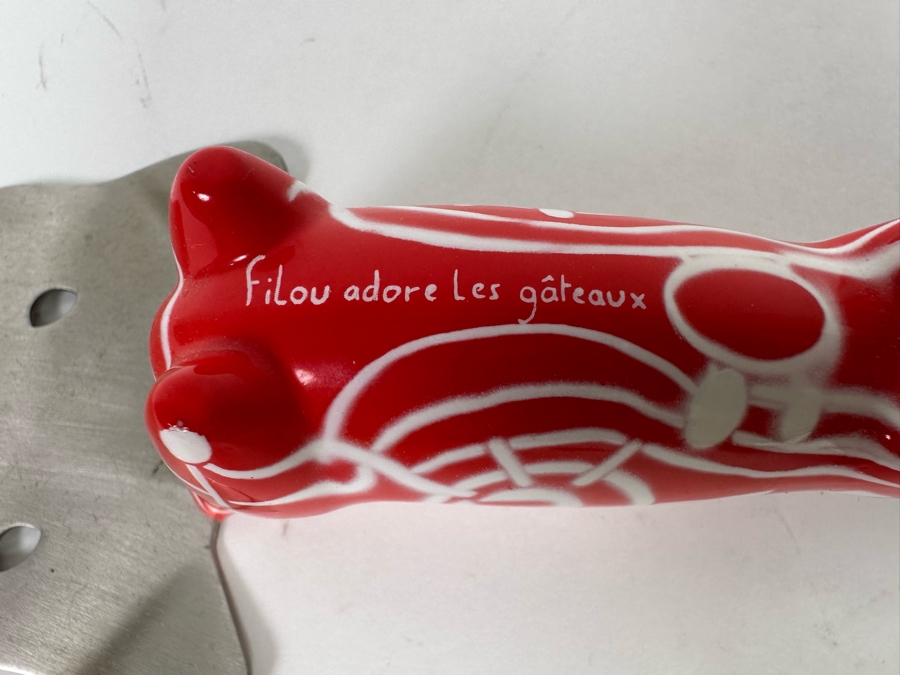 Pylones Filou Figural Dog Cake Server 10.5W X 3.5D X 1.5H [Photo 10]