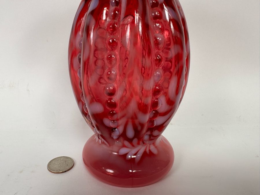 Signed W. C. Fenton Glass Vase [Photo 6]