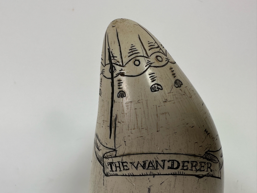 Faux Decorative Scrimshaw 6.5H [Photo 6]