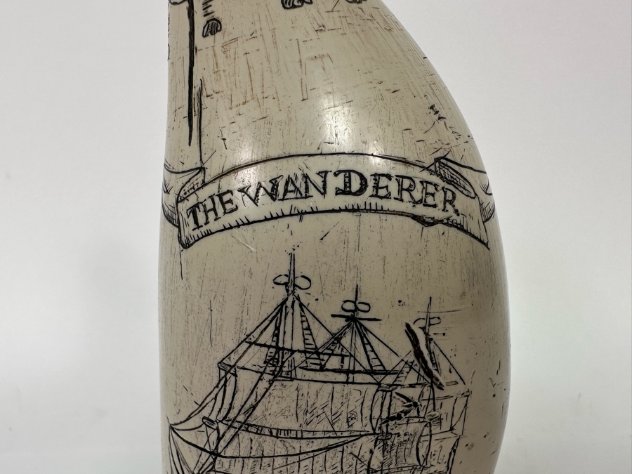 Faux Decorative Scrimshaw 6.5H [Photo 5]