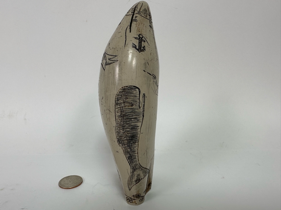 Faux Decorative Scrimshaw 6.5H [Photo 8]
