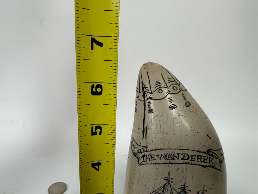 Faux Decorative Scrimshaw 6.5H [Photo 11]