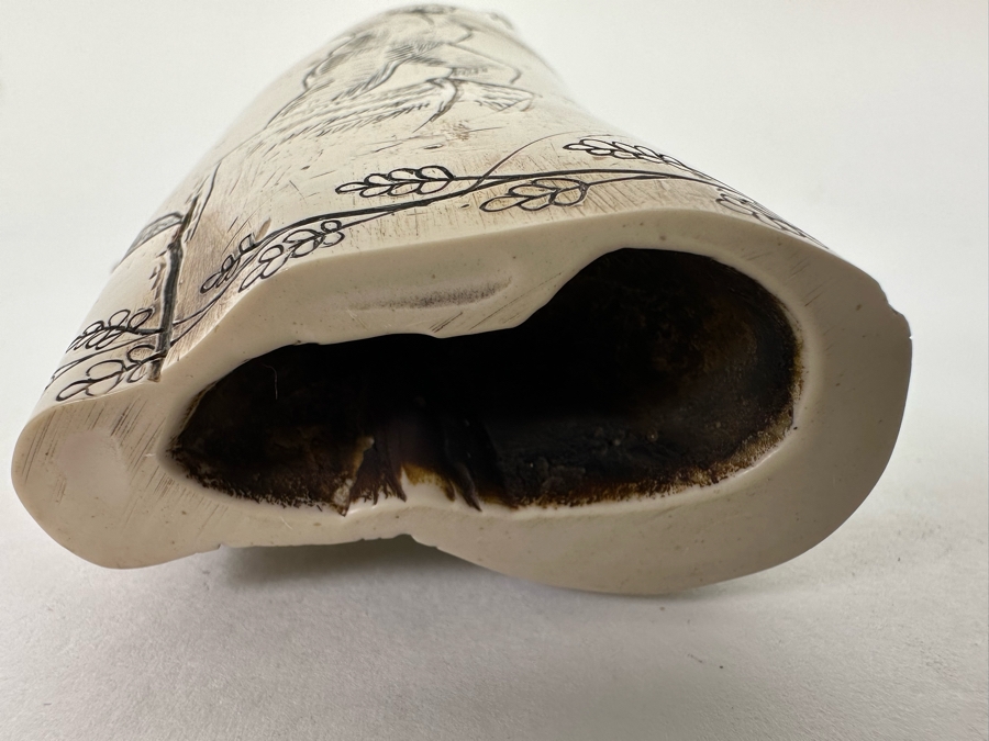 Faux Decorative Scrimshaw 6.5H [Photo 10]