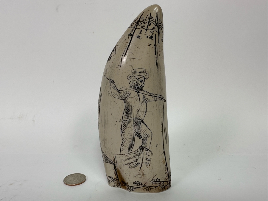 Faux Decorative Scrimshaw 6.5H [Photo 9]