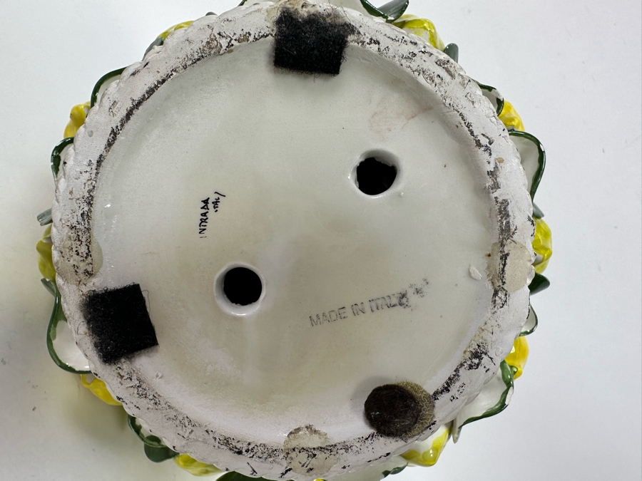 Intrada Italy Centerpiece Ceramic Lemon Topiary Sculpture 11W X 17.5H [Photo 13]