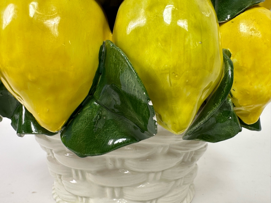 Intrada Italy Centerpiece Ceramic Lemon Topiary Sculpture 11W X 17.5H [Photo 4]