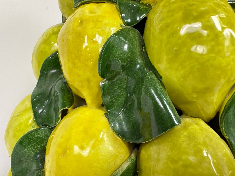 Intrada Italy Centerpiece Ceramic Lemon Topiary Sculpture 11W X 17.5H [Photo 8]