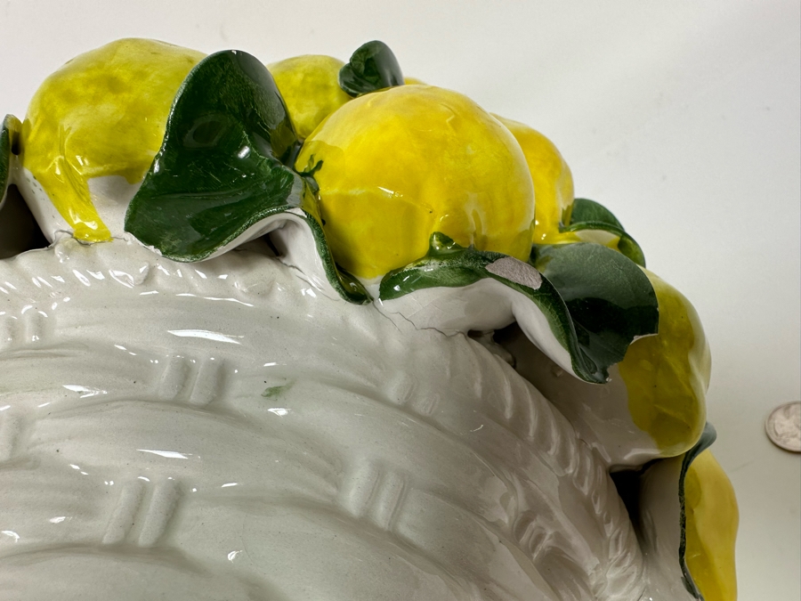 Intrada Italy Centerpiece Ceramic Lemon Topiary Sculpture 11W X 17.5H [Photo 11]