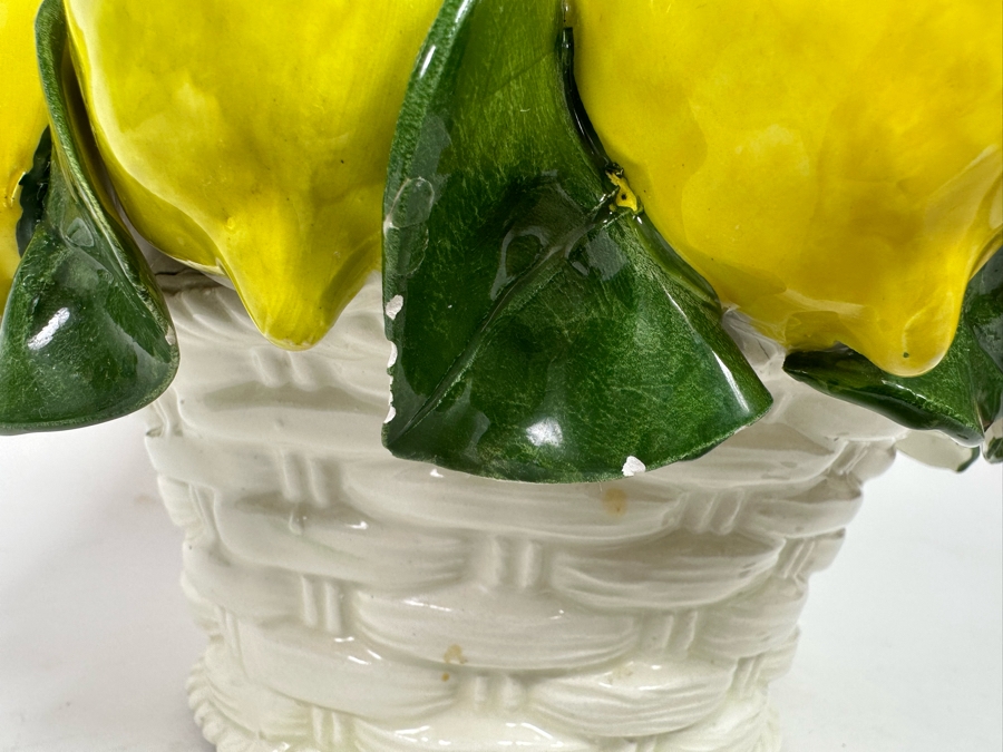 Intrada Italy Centerpiece Ceramic Lemon Topiary Sculpture 11W X 17.5H [Photo 6]
