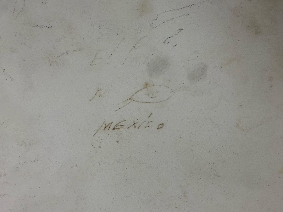 Pair Of Ken Edwards Handmade Signed Mexican Pottery Pieces El Palomar Mexico 9.5W And 5W [Photo 8]