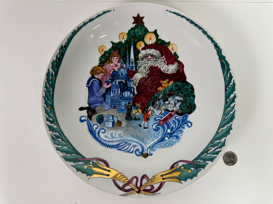 Royal Copenhagen Denmark Jingle Bells Plate 12R [Photo 2]