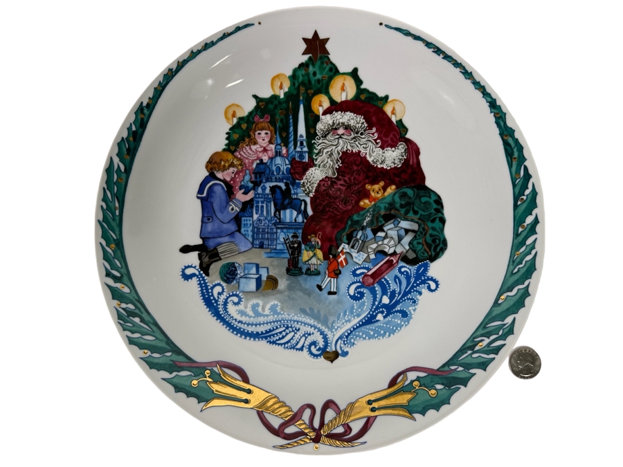 Royal Copenhagen Denmark Jingle Bells Plate 12R [Photo 1]