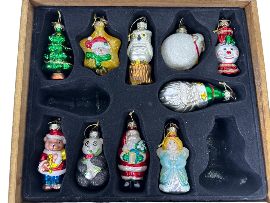 Thomas Pacconi Classics 2002 Collection Of Glass Ornaments Missing 2 ...