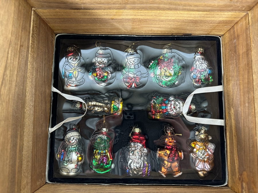 Thomas Pacconi Classics 2002 Collection Of Glass Ornaments Missing 2 Ornaments [Photo 6]