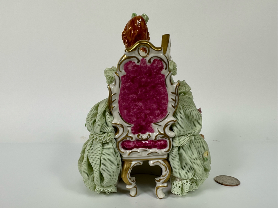 MZ Irish Dresden 'Sinead' Emerald Collection Figurine 6W X 6.5H [Photo 7]