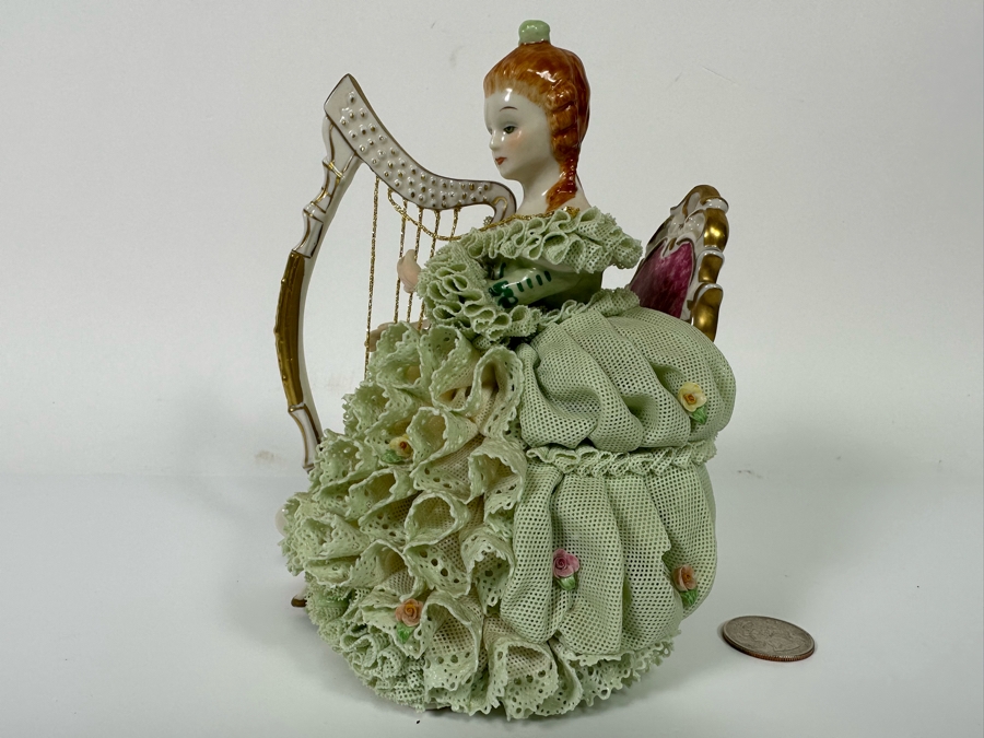 MZ Irish Dresden 'Sinead' Emerald Collection Figurine 6W X 6.5H [Photo 2]