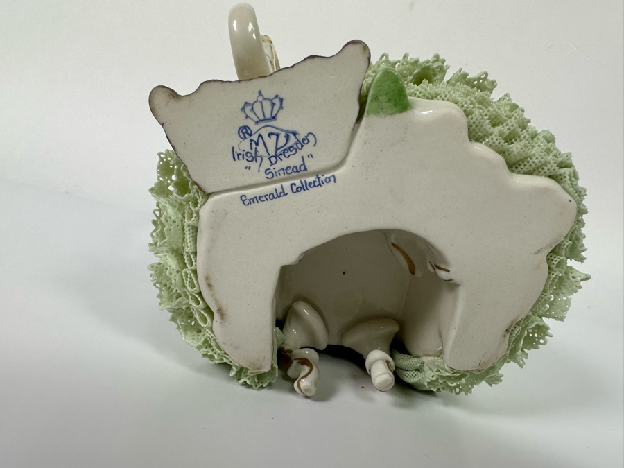 MZ Irish Dresden 'Sinead' Emerald Collection Figurine 6W X 6.5H [Photo 8]