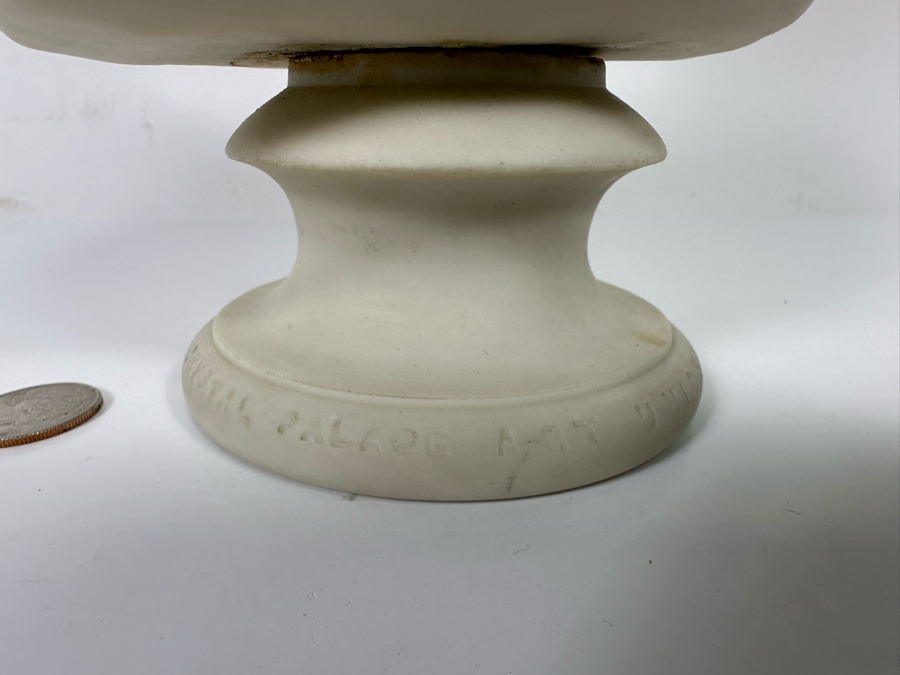 Antique 1863 Copeland Parian Ware Bust Of Diana, A Royal Princess For The Crystal Palace Art Union Felix Martin Miller Sculpture Published Feb 1863 7W X 12H [Photo 11]