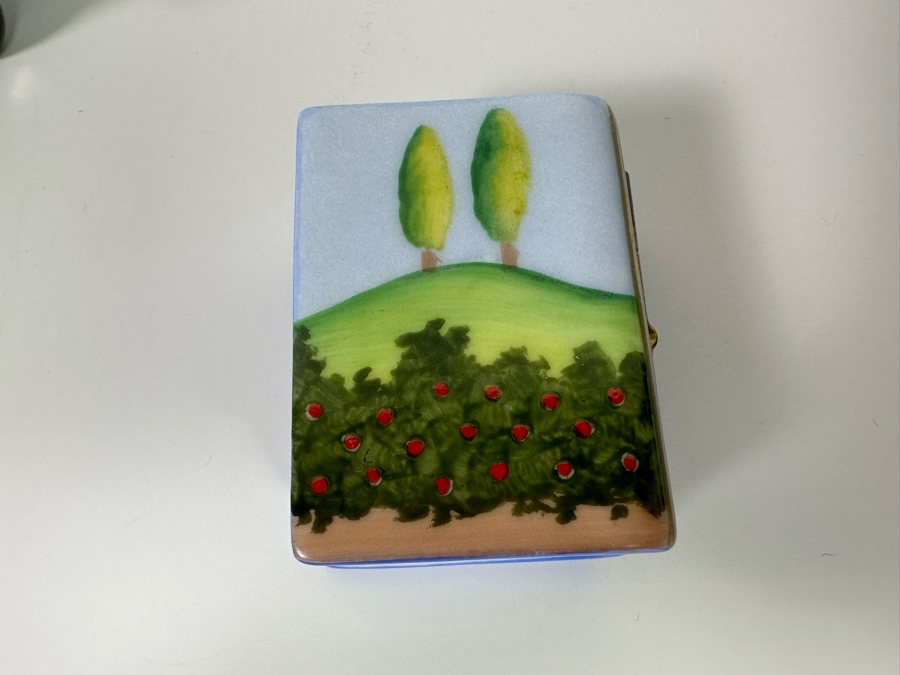 Limoges Hand Painted Porcelain Boxes, Set Of 3, 2 Limited Edition Boxes [Photo 11]